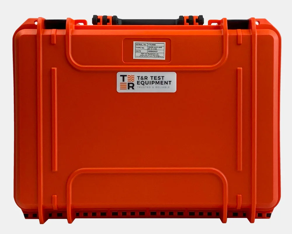 Protective case for T&R test equipment accessories