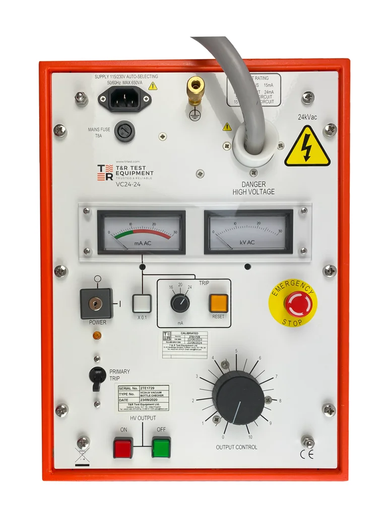 VC24-24 MK3 mk2 24kV 24mA - Vacuum Bottle Check System